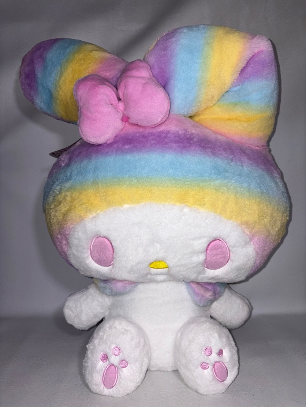 Hello Kitty and Friends NEW My Melody Soft Rainbow Series 1 Jumbo Plush Jazwares